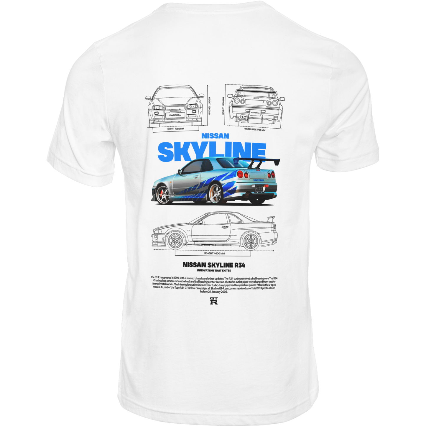 TShirt Nissan R34 SkyLine