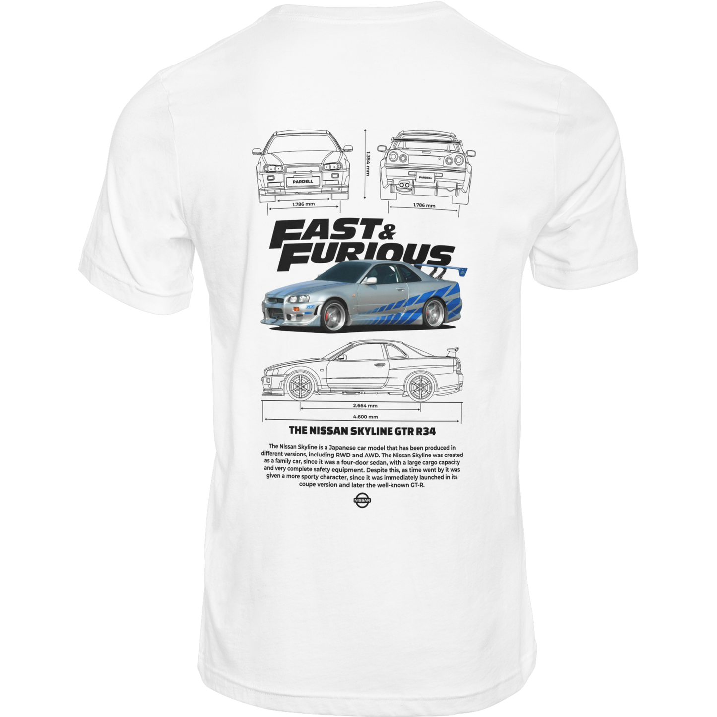 TShirt Nissan R34 SkyLine