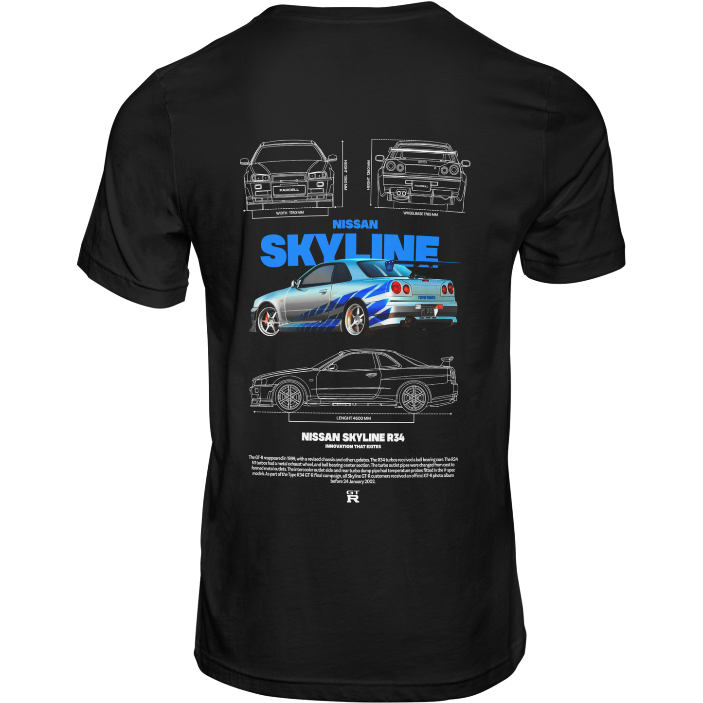 TShirt Nissan R34 SkyLine