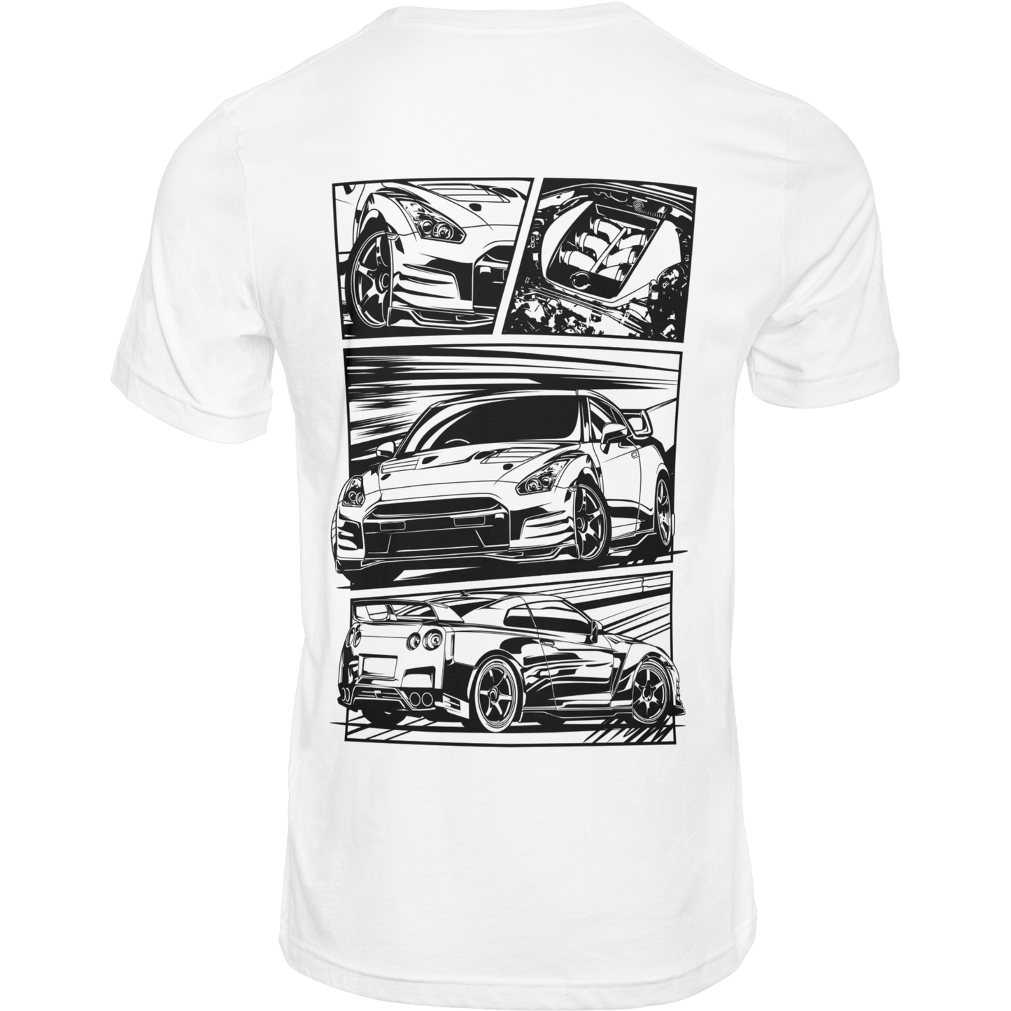 TShirt Collage NISSAN GTR